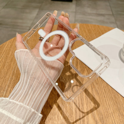 Anti-finger print Transparent Magnetic Phone Case for Samsungs