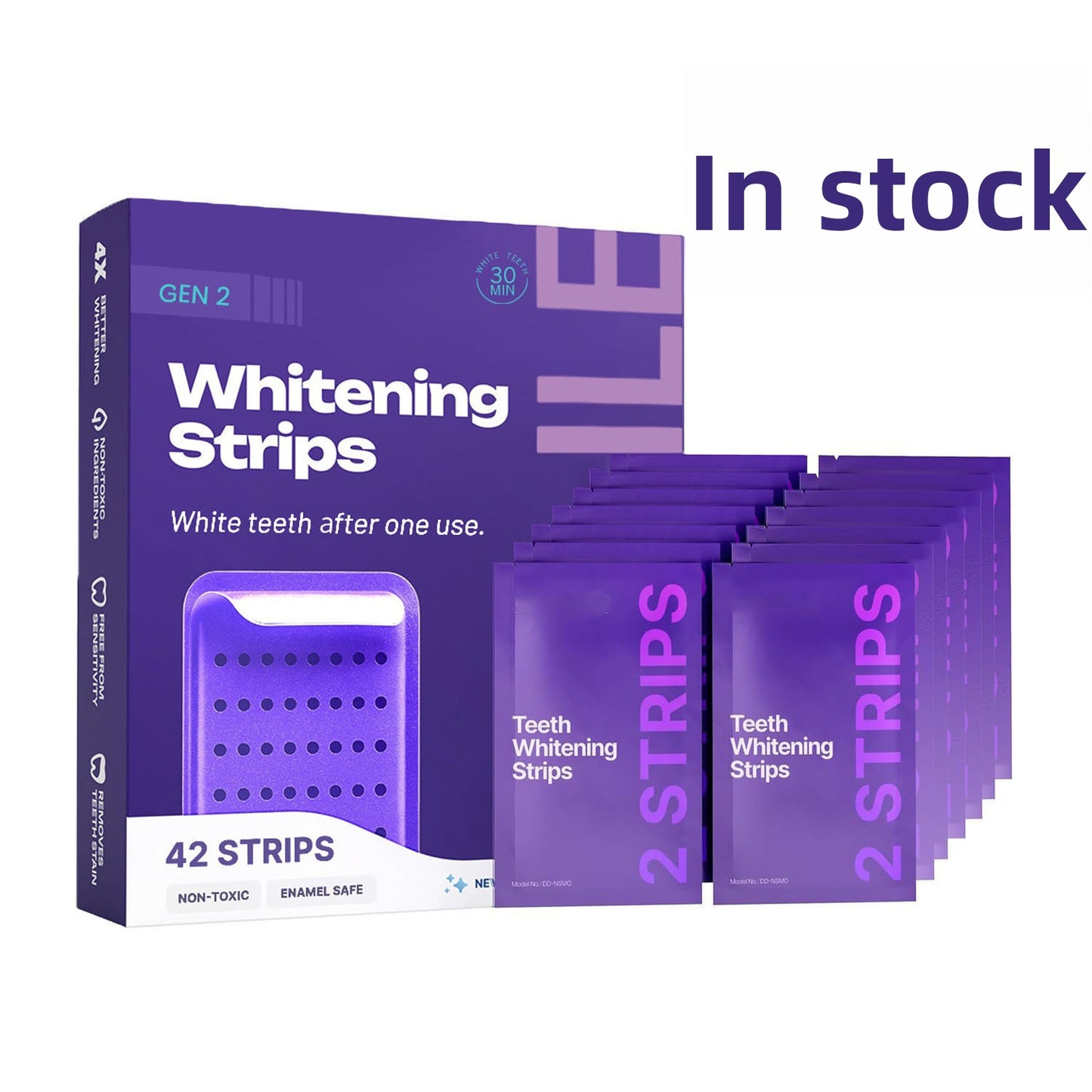 Qingtian mouth Whitening Strips.