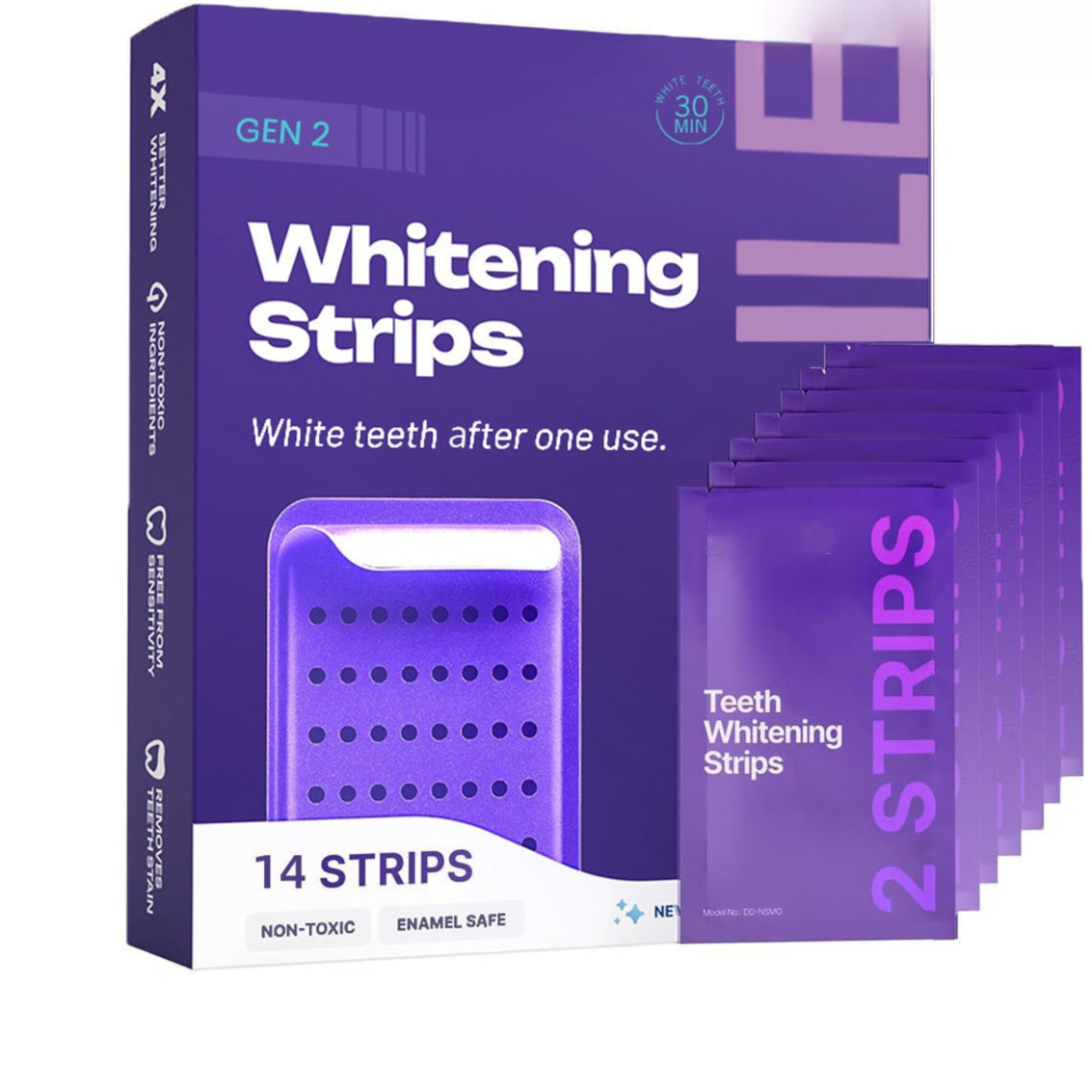 Qingtian mouth Whitening Strips.