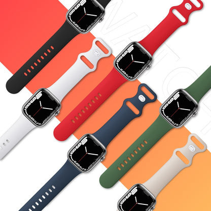 Soft Silicone Strap for Apple Watch.