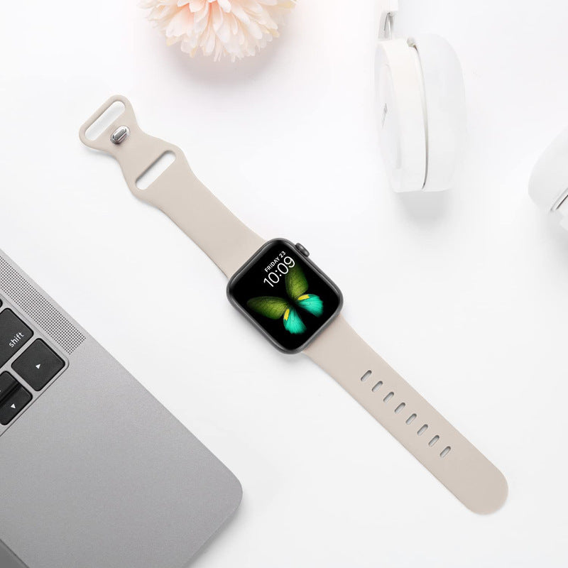 Soft Silicone Strap for Apple Watch.