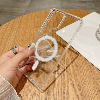 Anti-finger print Transparent Magnetic Phone Case for Samsungs