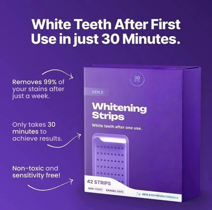 Qingtian mouth Whitening Strips.