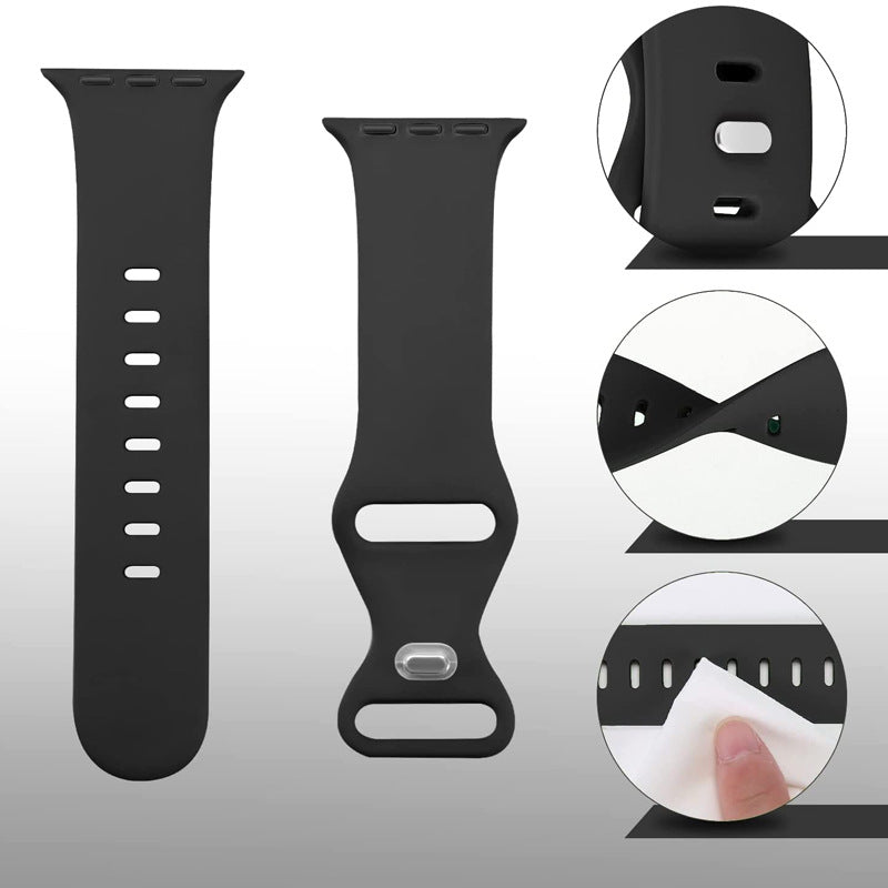 Soft Silicone Strap for Apple Watch.