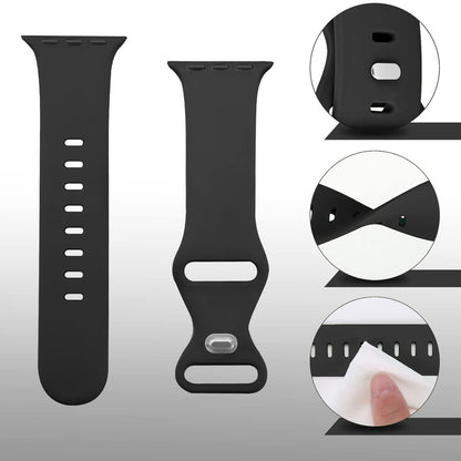 Soft Silicone Strap for Apple Watch.