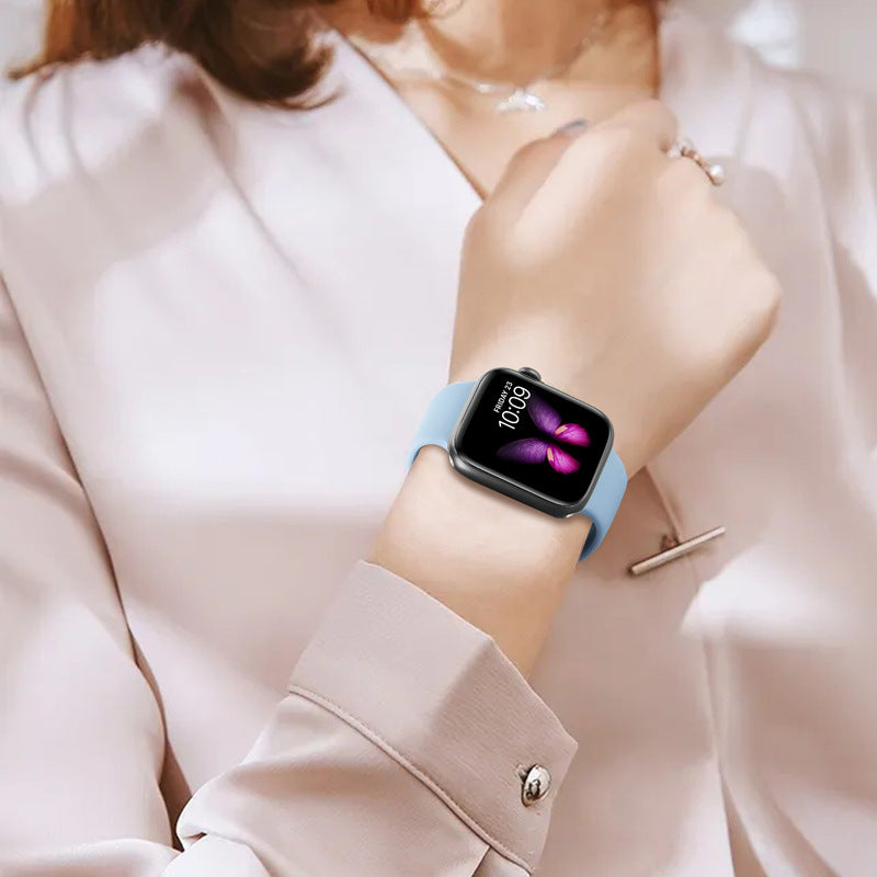 Soft Silicone Strap for Apple Watch.